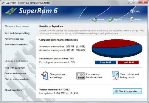 PGWare SuperRam 6.5.7.2012 + Portable