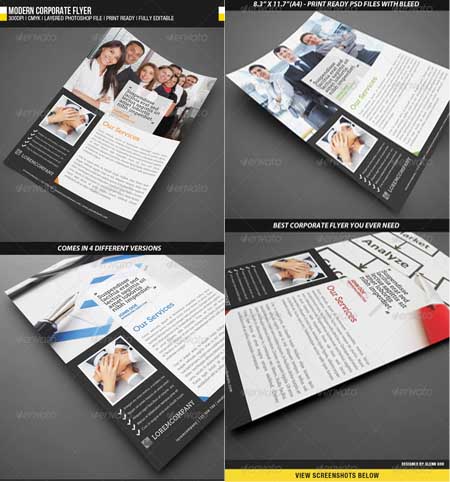 Graphicriver - Modern Corporate Flyer Photoshop Template