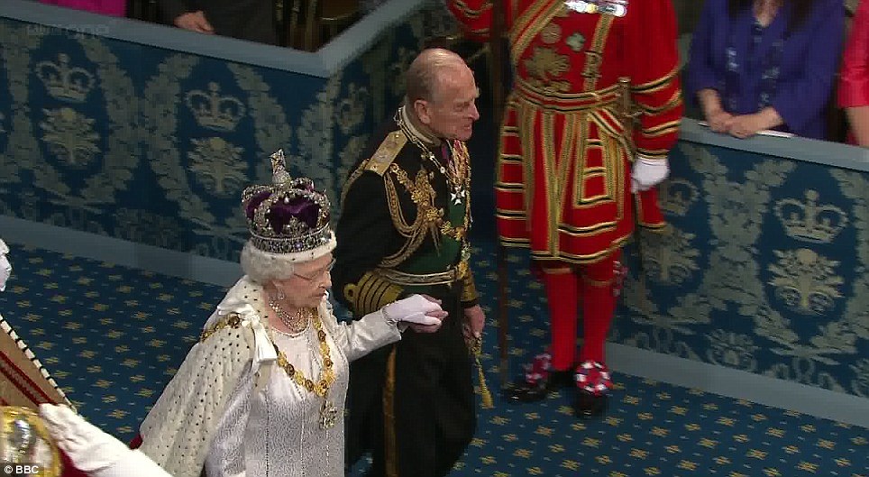 Ежегодная речь королевы Елизаветы II в Палате Лордов