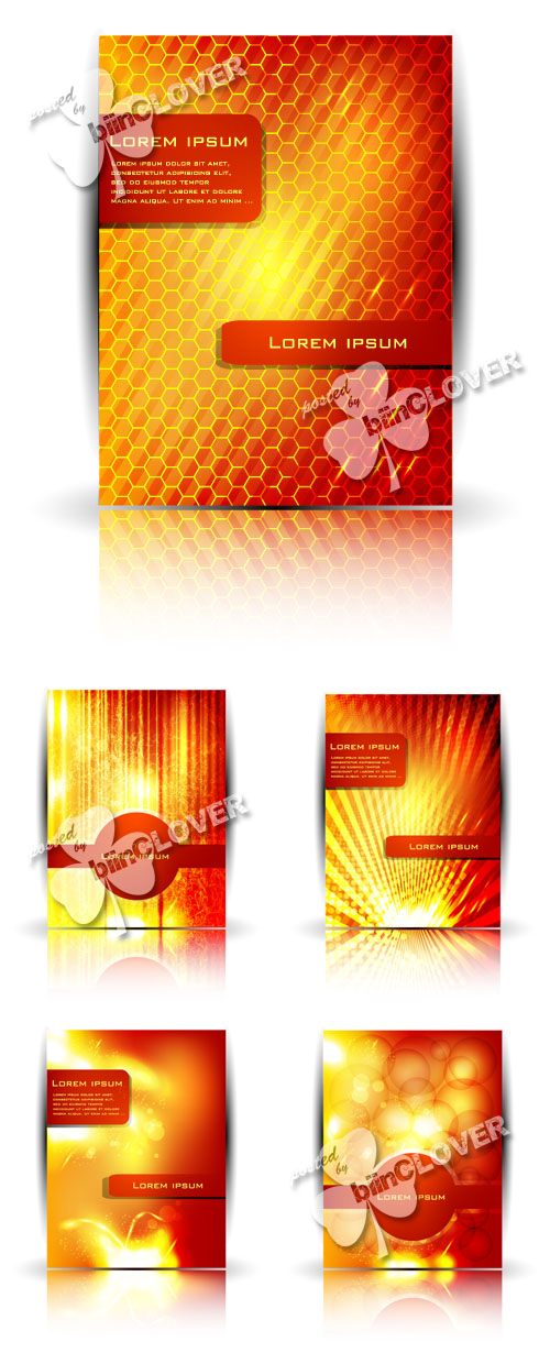 Abstract sunny design for brochure 0157