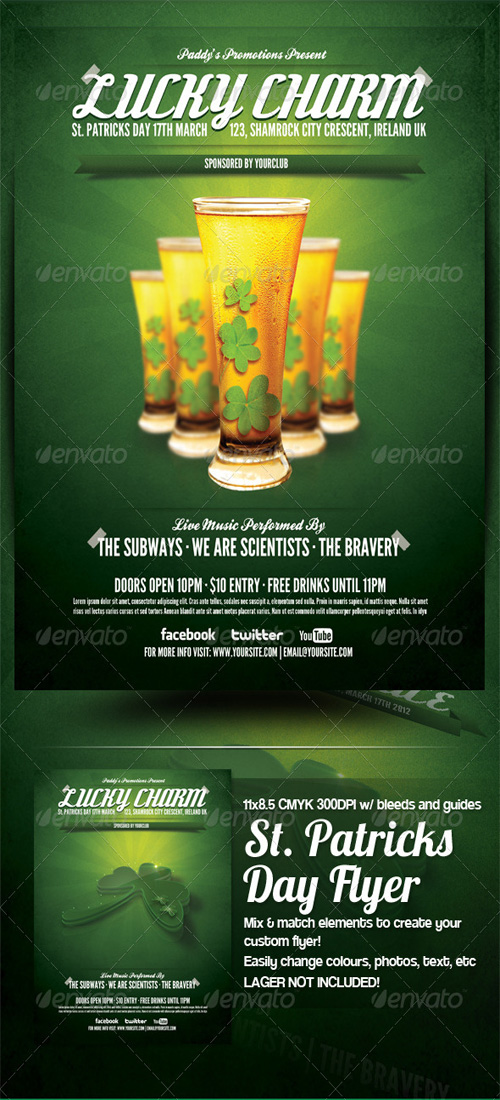 GraphicRiver - St. Patricks Day Party Flyer Template