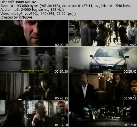 Safe (2012) TS Xvid HC Subs  -  UnKnOwN
