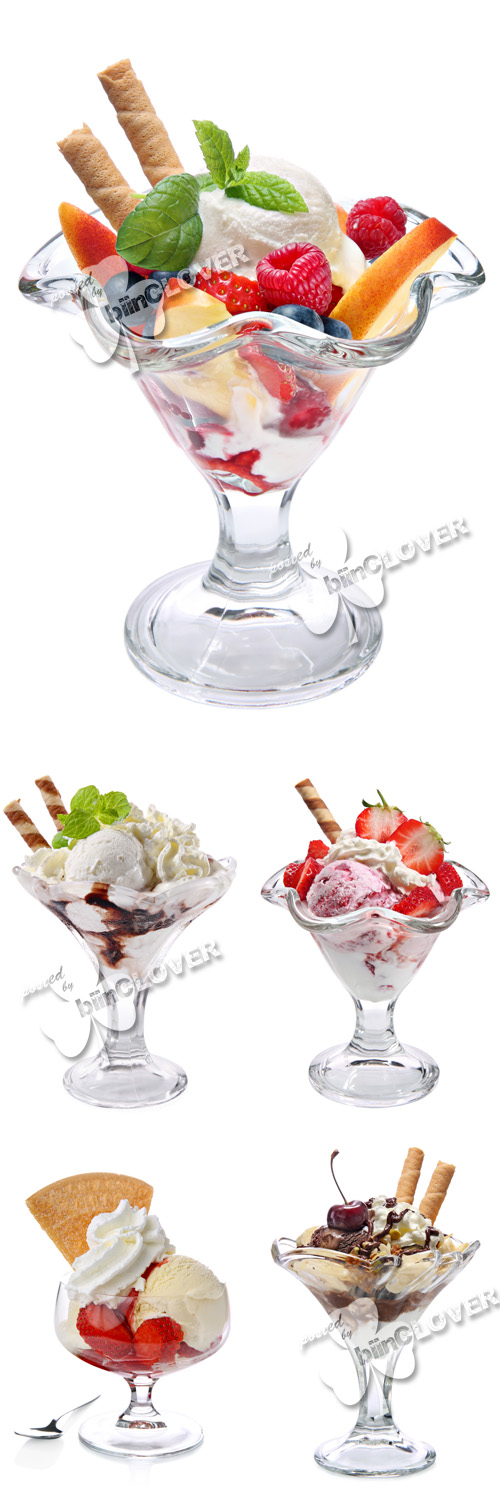 Ice cream in glass 0161