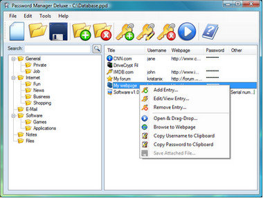 Kristanix Software Password Manager Deluxe 3.826