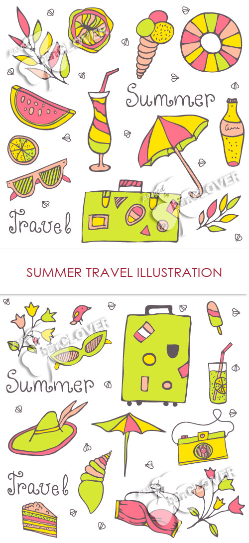 Summer travel illustration 0167