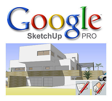 برنامج التصميم الثلاثي Google SketchUp Pro 8.0.14346