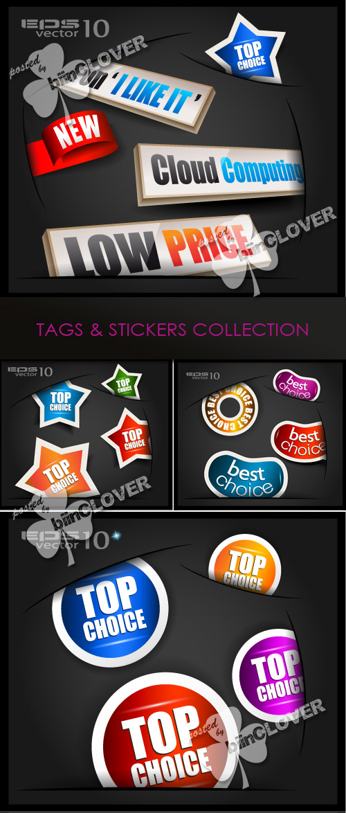 Tags and stickers collection 0169