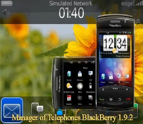 Manager of Telephones BlackBerry 1.9.2